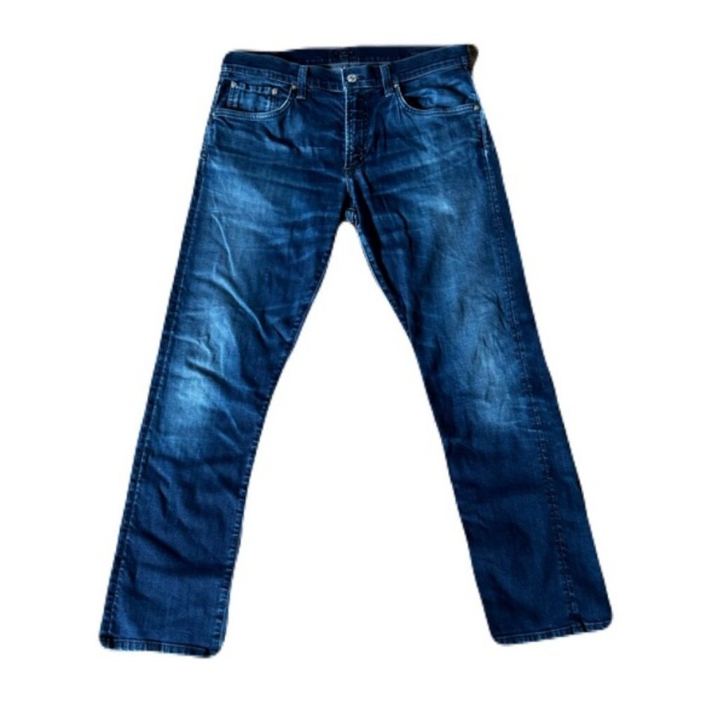 Citizens Of Humanity 32 x 28 Medium Wash Slim Striaght Jeans